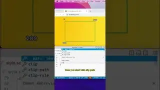 CSS clip-path is magic #webdevelopment #javascript #programming #vscode #css #softwareengineer