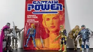 Captain Power Action Figures from Mattel 1987 Vintage Spotlight