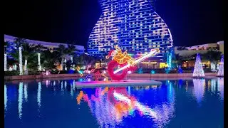 David goes to Hard Rock Holiday Lights!!! Давид и Рождественские огни в казино Хард Рок!!!