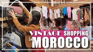 I found VINTAGE TREASURES in MARRAKECH!!! | Vintage shopping VLOG in MOROCCO