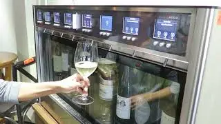 OahuAuctions Hawaii Auction Wine Emotion Wine Dispensing System 8 Bottle Automated Wine Cooler