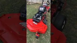 Just finished restoring this ole girl. What do yall think?      Exmark Metro 48