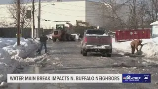 Water main break impacts North Buffalo neighborhood and businesses
