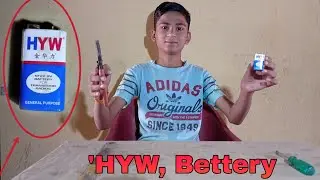 🔥✂️HYW Battery Cutting Challenge | What is inside in Battery  ||🔥🔥 9 VOLT  Battery