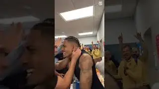 LOCKER ROOM CELEBRATION VIDEO! 🥳 #fcbarcelona #shorts