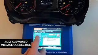 Audi A1 instrument cluster programming by Enigmatool