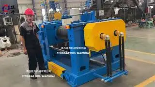 16 inch rubber mixing mill machine, testing it before shipment.