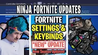 Ninja Fortnite Settings, Keybinds, Sensitivity, Gear and Setup