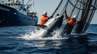 Deep Sea Documentary | Giant Tuna Fish Catching Operation in the Open Ocean