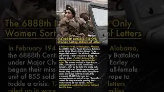 🎖️ The All-Black Female Battalion That Broke Racism in WWII 💪🖤