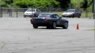 Jaguar Race car Slalom Champion JCNA slalom 1984 XJS Dean Cusano