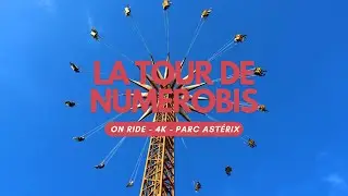 LA TOUR DE NUMÉROBIS - PARC ASTÉRIX - POV ON RIDE - 4K