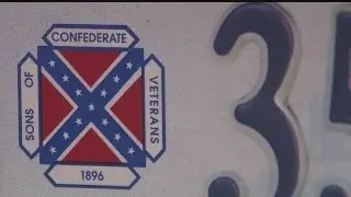 Virgina Confederate Flag License Plates
