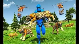 New Police Robot Animal Rescue Part-1 | Amazing Police Robot Hero Android GamePlay | By Game Crazy