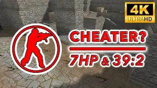 ⭐⭐⭐ CS 1.6 - CRAZY GAME | 7HP & K/D: 39:2 | AIM_AZTEC IN 3 MIN #couterstrike #cheater?