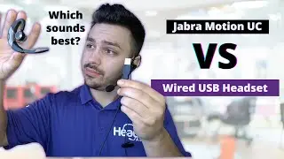 Jabra Motion UC Vs. A Wired USB Headset Mic Test- Which Sounds Best?