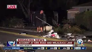 2-vehicle rollover crash near Lake Worth