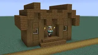 How to build a Minecraft Village Cartographers House (1.14 snowy tundra)