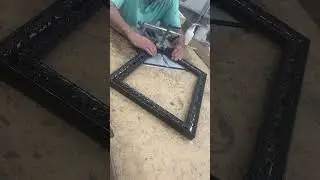 How picture frames are joined together! Custom framing made easy www.ModernMemoryDesign.com #art