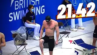 BEN PROUD MAKES 21.42 on 50 freestyle | 17/04/2021 British Swimming Trials