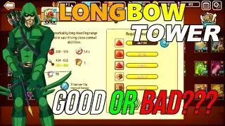 Longbow Tower Review - Crazy Defense Heroes