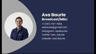 Asa Baurle MMJ/Reporter Reel 2021-2022