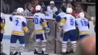 Durham Wasps vs Cardiff Devils BHL fights 1989-90