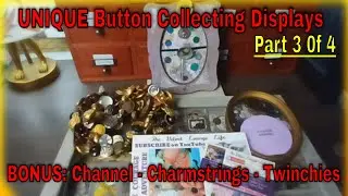 Easy Antique Vintage CREATIVE Button Collecting Displays Storage Ideas Identifications Part 3 of 4