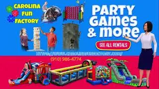 Party Rentals Carthage, NC - Carolina Fun Factory, Inc. - 910-986-4774