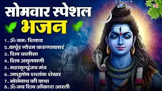 सोमवार भक्ति भजन : ॐ नमः शिवाय, शिव अमृतवाणी, महामृत्युंजय मंत्र, शिव चालीसा, ॐ जय शिव ओंकारा