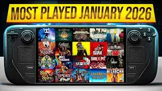 January Top 20 Steam Deck Most Played Games