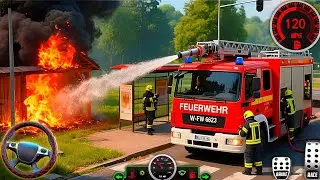 Fire Fighter Rescue Simulator - Rescue 2️⃣ Trees & A Home from Electric Wire Fire - Android Gameplay