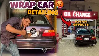 How to clean Wrap car ? 😱 Don&rsquo;t use these products ❌ Car Shine like a Diamond 💎