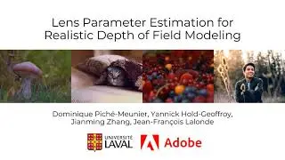 Lens Parameter Estimation for Realistic Depth of Field Modeling [ICCV23]