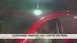Customer throws hot coffee on teen
