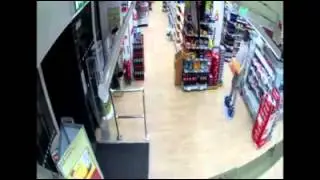 Watch: Man on 'hoverboard' in London glides into store, steals case of energy drinks