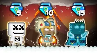 5BGL Vs. 10BGL Vs. 15BGL SET CHALLENGE! - Growtopia