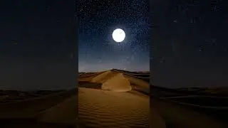 Mesmerizing Starry Night Time-Lapse in the Desert 🌌 | Relaxing Night Sky Time-Lapse #4ktimelapse