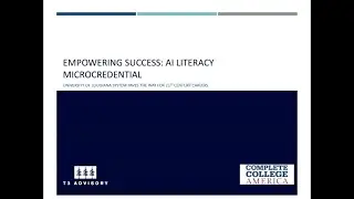 CCA Webinar: Empowering Success - AI Literacy Microcredential