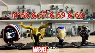 Amazing Marvel helmets! Odin, Rescue, Taskmaster & Black Panther Wakanda Forever 🖤