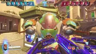 (1/6) Players dropped like flies but we ALMOST won by OVERLORD &mdash; Overwatch 2 Replay 4RE77T