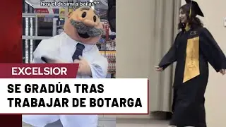 De botarga del Dr. Simi a graduada: la historia de Jocelyn que conmueve en redes