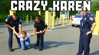 Crazy Karen Calls Cops On Neighbor Then This Happens... (Best Karen Public Freakouts 2022)