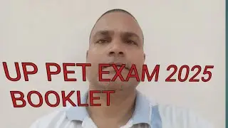 UP PET Exam Booklet 2025 | Latest Study Material & Preparation Guide