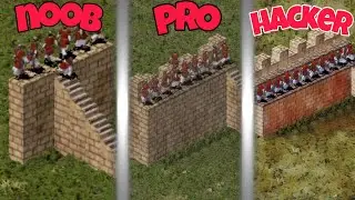 Make the wall of your castle impenetrable.Which group are you? noob or pro or hacker
