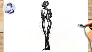 Comment dessiner une silhouette de dos
