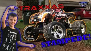 Traxxas STAMPEDE 2wd Unboxing and FIRST RUN!
