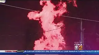 Broken Gas Line Catches Fire In Bethel Park, Worker Injured