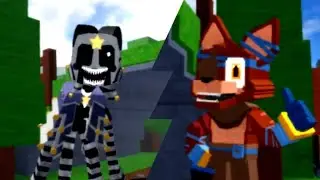 How to get the 2 new badges + showcase in Return to animatronica | fnaf World rpg | Roblox