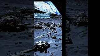 How Humans Live On Moon |Colonies #vfxshorts #explore #moon #moonsurface